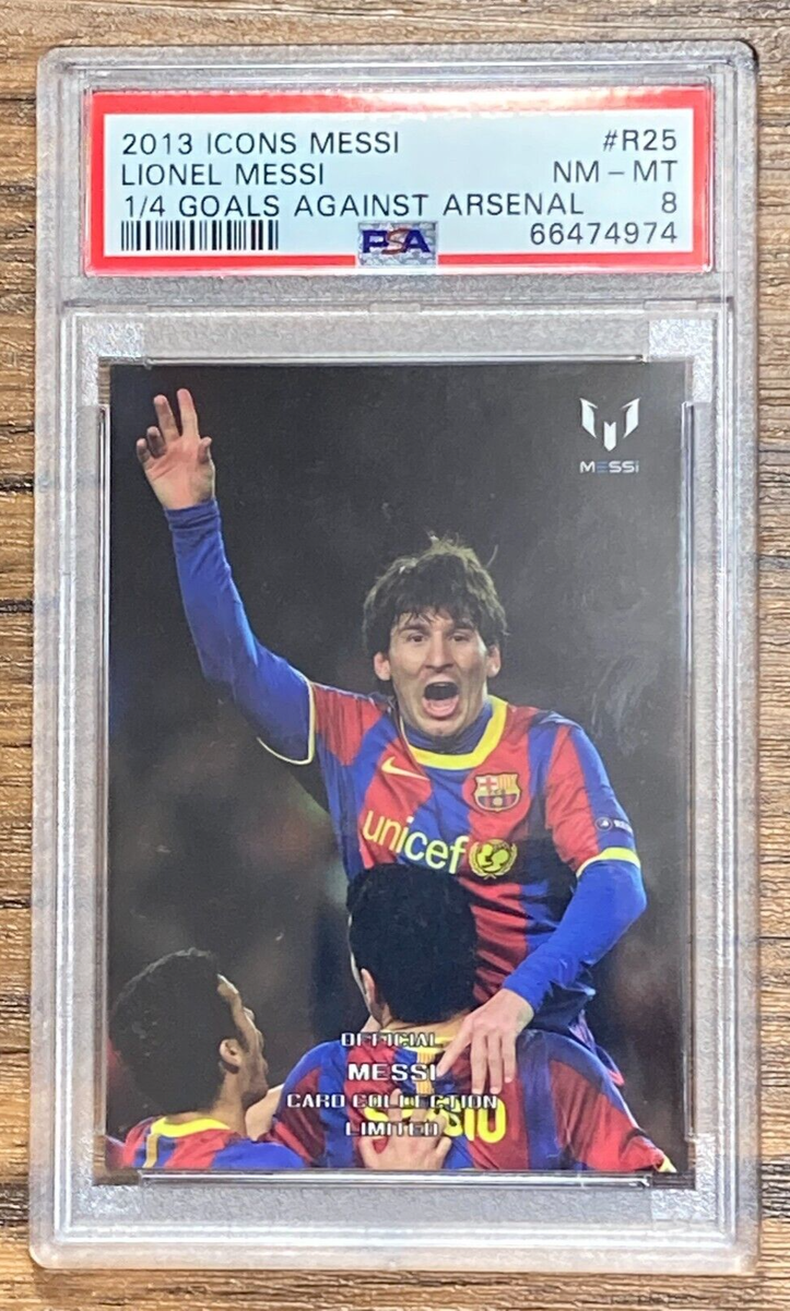 Icons Official Leo Messi Card Collection Limited Trading Card R25