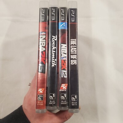The Last of Us PS3 (Sony PlayStation 3) + NBA RoCk Smith Lot of 4 Games Complete