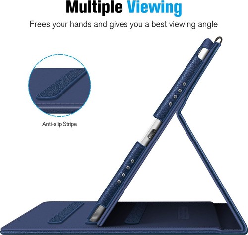 Funda para iPad Pro 9.7'' 2016 Multi-Ángulo Visualización Folio Inteligente Soporte Cubierta Bolsillo - Imagen 4 de 13