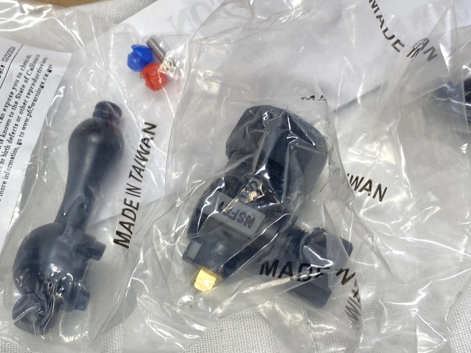 x2 Kingston Brass CC53300 Vintage Mixing Valve Quarter Turn Valve Matte Black - Image 4 of 4