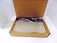 Kimble Chase  CLEAR SAMPLE VIALS w/ CAPS Box of 144 16x50mm 1 1/2 dram new
