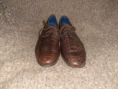JOHN FLUEVOG-The Headliners-Gable Faux-Python Snakeskin  display picture 3