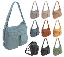 Damen Tasche Handtasche Shopper Rucksack Leder-Optik - viele Farben!