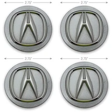 Center Caps Acura MDX TSX ZDX TL ILX Integra 44742-SZN-A00 OEM Wheel Dark Grey