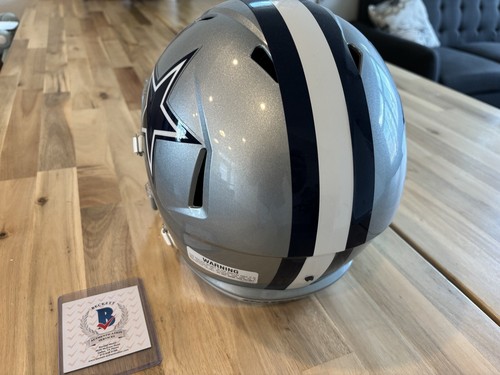 Amari Cooper SIGNIERTER Cowboyhelm - echte Größe - Replik - Beckett zertifiziert - Bild 4 von 8