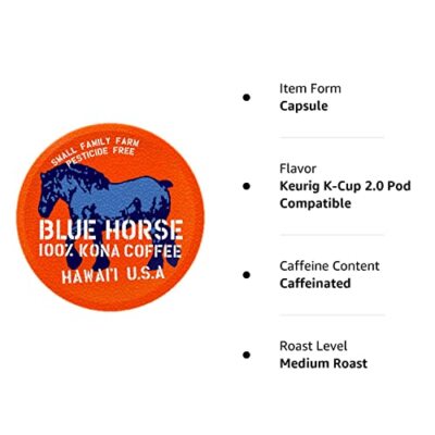 Farm-fresh: 100% Kona Coffee - Medium Roast, 10ct Single Serve Pods -  Compati... | eBay