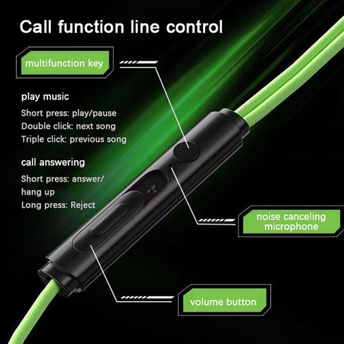 Game E-sports Earphones Type-c/3.5mm Plug Wired Earbuds With Microphone - Zdjęcie 3 z 15