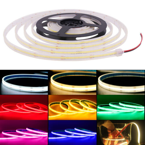 5m 384LEDs/m COB LED Light Strip Flex wasserdichtes Band Home DIY Beleuchtung - Picture 8 of 40