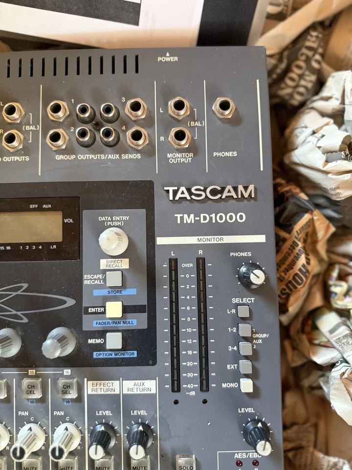TASCAM TM-D1000 Digital Mixer -NOS -Never Used - Rare Vintage Studio Gear - Image 3 of 3