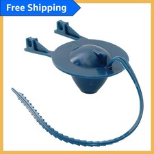 Universal PVC Toilet Flapper 2-Inch - Easy Install with Reinforced Fiber Strap