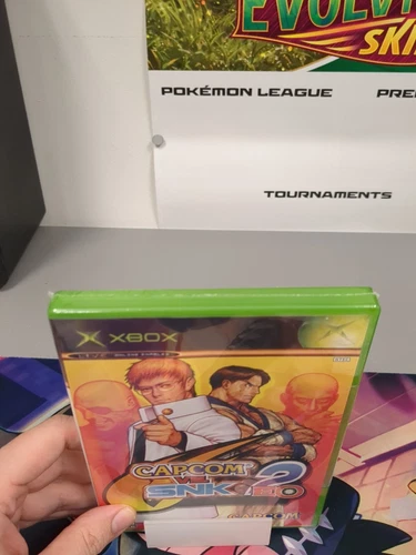 Capcom vs. SNK 2 EO Microsoft Xbox Video Game New Y-Fold Sealed Shrinkwrap - Picture 2 of 5