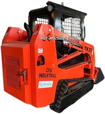 CFG TK35 Mini Skid Steer Loader with Kubota Engine 3 Section Hydraulic Control