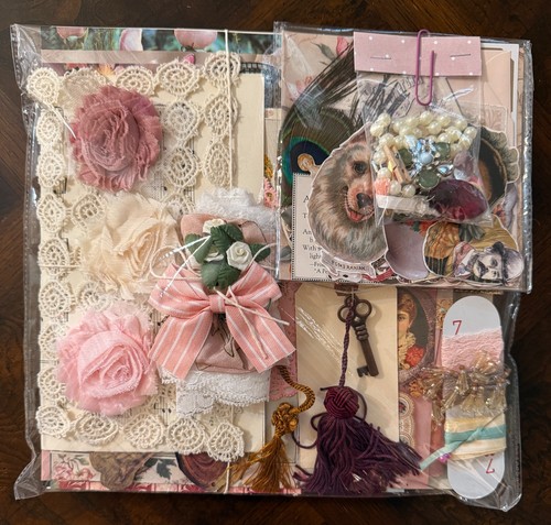 160+ Pc. Lot Junk Journal Scrapbook Ephemera Embellishments Vintage Victorian...