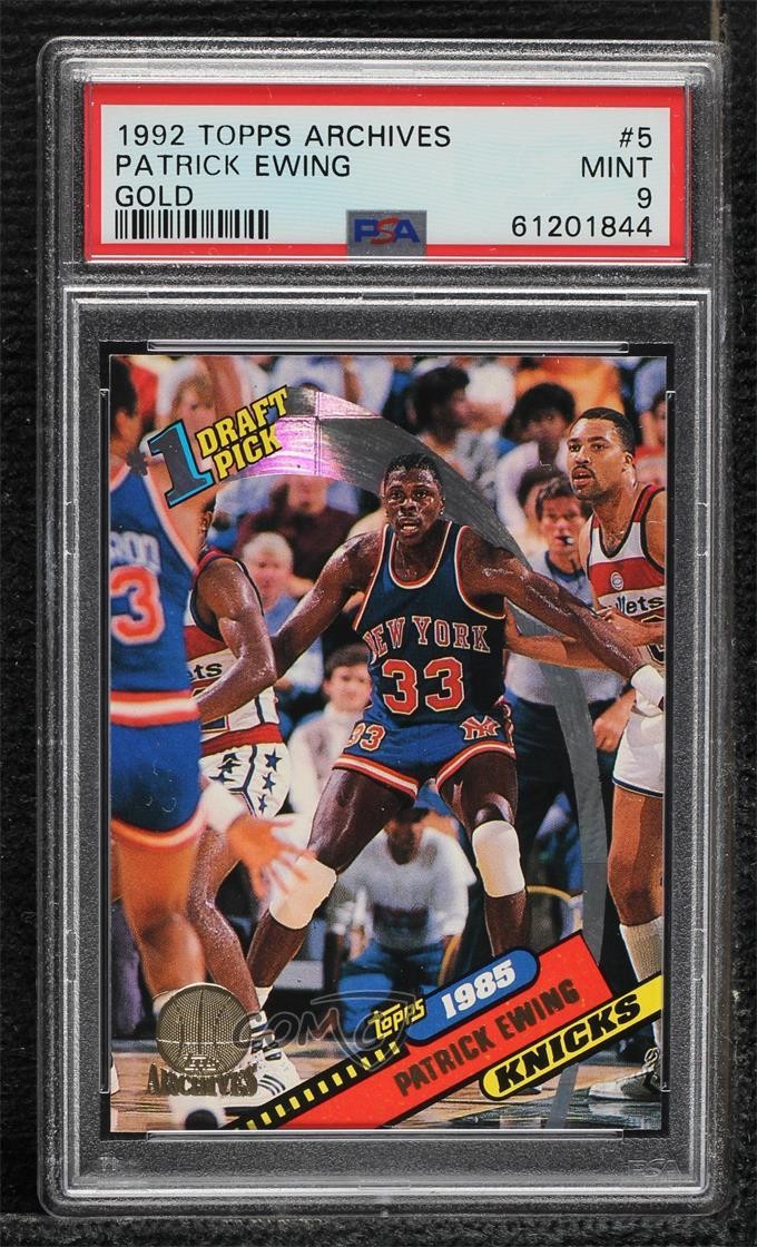 1992-93 Topps Archives Gold Stamp Patrick Ewing #5 HOF 0a3