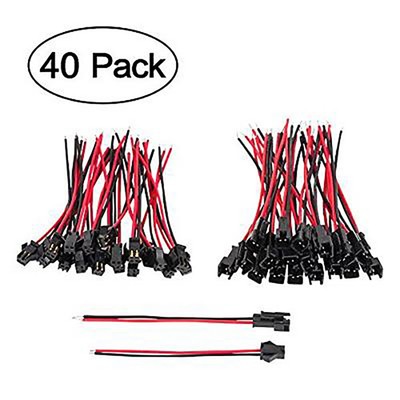 Praktisch 2Pin SM-Anschluss 20 Paare 22 AWG Männlich Stecker Weiblich