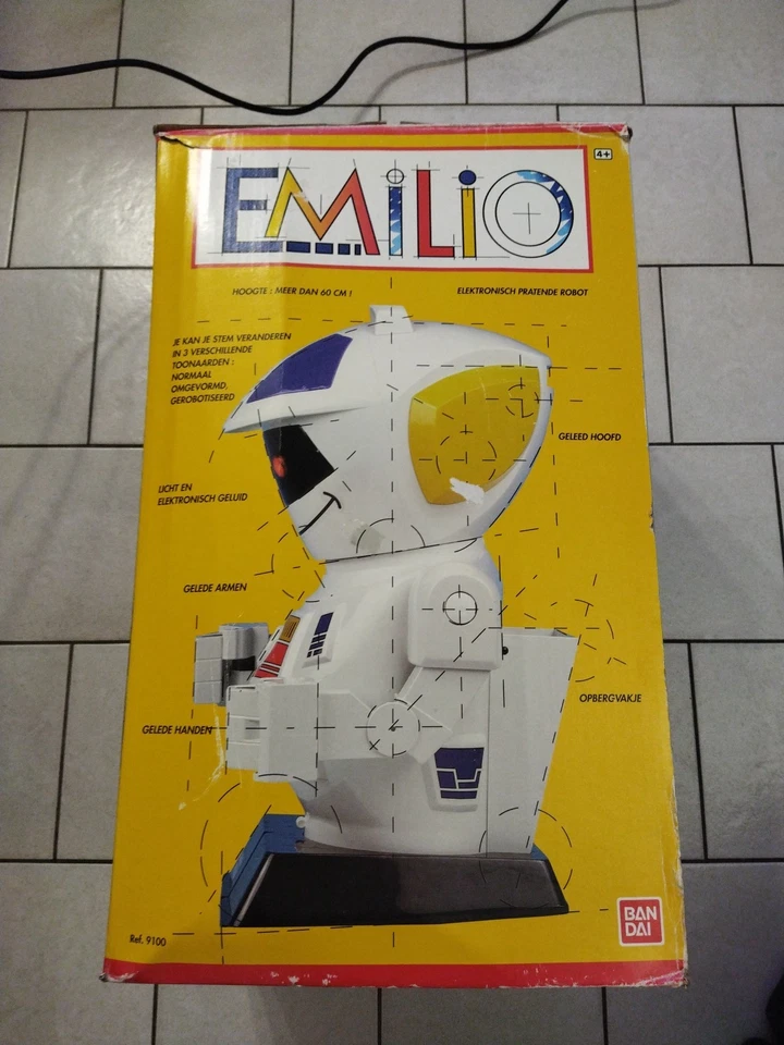 { RARE EN BOITE } Robot vintage Emilio Fonctionnel - Photo 2/4
