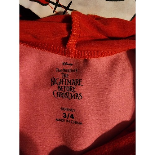 Disney Nightmare Before Christmas Sally Girls Dress 3/4 with Hood - Picture 3 of 3