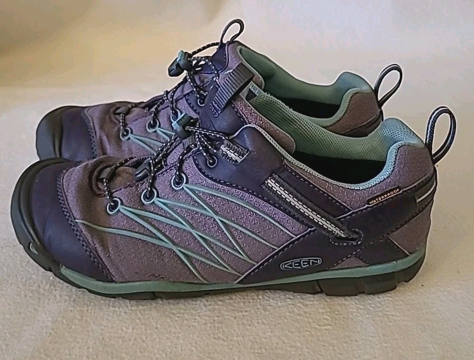 Keen Youth 6 Big Kids Chandler Cnx WP scarpa da trekking sneaker impermeabile viola