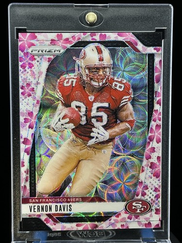 2024 Panini Prizm Choice Vernon Davis Cherry Blossoms Prizm 13/15 49ers #258