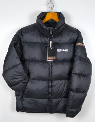 Napapijri Geographic Pufferjacke Herren Schwarz Gr. L Suomi 3 Thermo Fibre