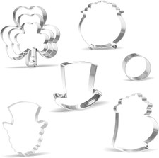 Stainless Steel 8-Piece Large St. Patrick's Day Cookie Cutter Set