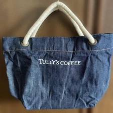 Tully'S Coffee Denim Tote Bag Japan Limited Coffee Shop JAPAN