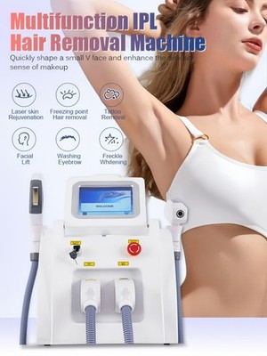 2 in 1 Professional Beauty IPL OPT Hair Removal ND Yag Laser Tattoo Removal