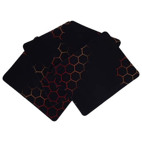 4pcs Mouse Pad Pattern Anti-skid Mouse Pad Travel Office Desktop Mouse Pad - 第 1/12 張圖片