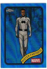 2025 Topps Chrome Marvel Mister Fantastic #89 Blue Refractor SP /299