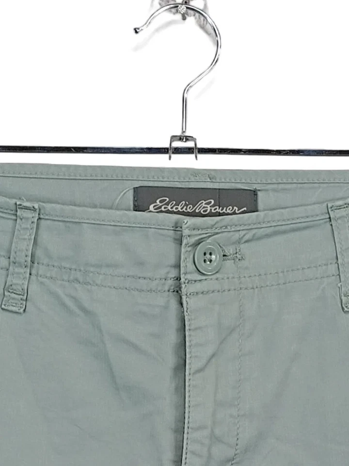 Eddie Bauer Short Femme Vert Casual Laine Bouton (EU 40, INT L, W31) - Photo 2/4