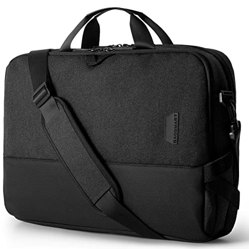 Laptop Bag, 15.6 Inch Computer Bag, Laptop Briefcase, RFID Black-large