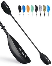 Adjustable Kayak Paddle 210-230 cm/82.6-90.5 Inches Floating Kayaking Oars Bo...
