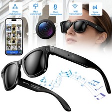 AI Smart Glasses With Camera 8MP 1080P HD Video Recording Translation Eyewear