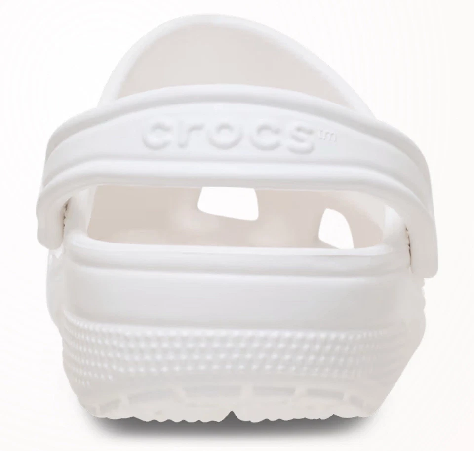 Crocs Blanco J3 Nuevo con Etiquetas Zuecos Clásicos Zapatos Unisex Niños Foto 4 de 4