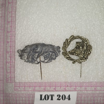 Vintage Hunting Hog Wild Boar Shape Pin 2/1 LOT 204