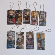 Final Fantasy Keychain FFBE WAR OF THE VISIONS Mont Leonis Set Lot of 9