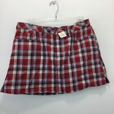 NEW Abercrombie Fitch Womens Plaid Mini Skirt Size 8 NWT