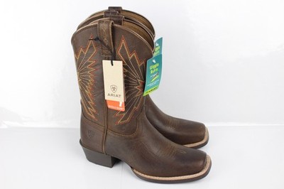 Ariat Youth Decatur Western Boot Size 2 Honey Bee Brown 10053623