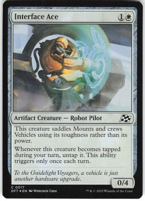 Interface Ace Foil 17 Aetherdrift DFT C MTG Magic The Gathering C LP
