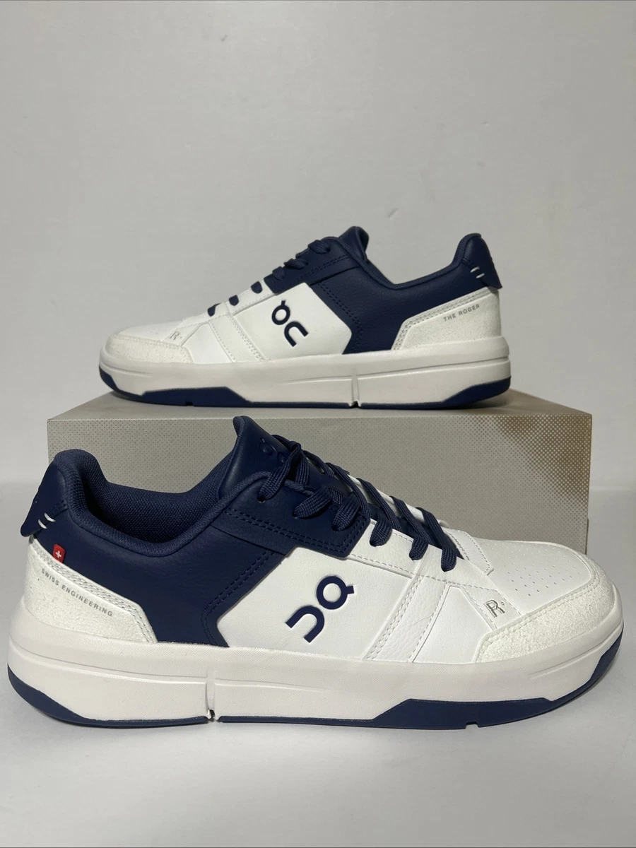 On Men\'s Size 7.5 The Roger Clubhouse White Acai Blue Sneaker 3MF10541534 NEW On The Roger Clubhouse White Acai Blue Sneaker 3MF10541534  main image 3