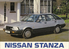 Nissan Stanza 1985-1986 UK Market Sales Brochure 1.6 & 1.8 GL, SGL Hatchback