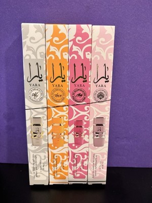 Yara Moi, Yara Tous, Yara Candy And Yara Pink Bundle Of 4 Travel Size 35ml