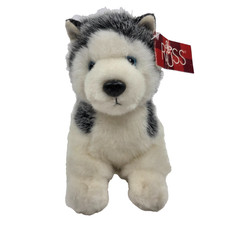 Russ Berrie Blizzard Siberian Husky Dog Plush Stuffed Animal 11  NWT