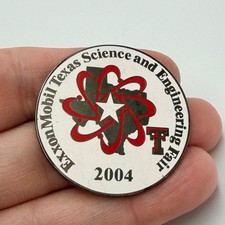 ExxonMobil Texas Science And Engineering Fair 2004 Lapel Pin Vintage