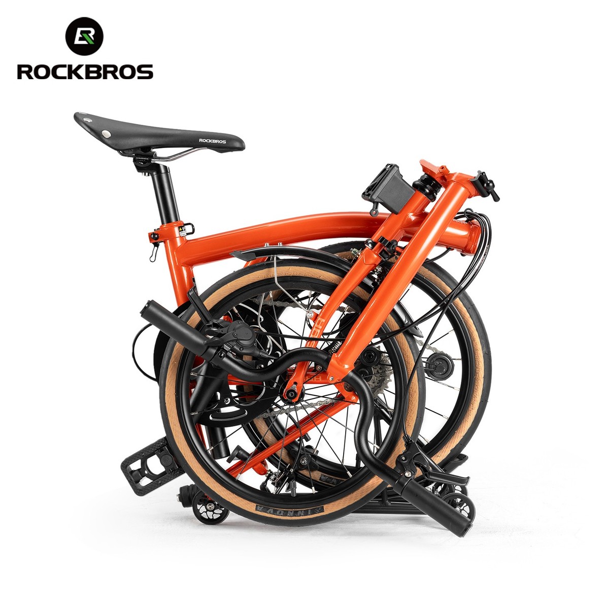 ROCKBROS HRS Folding Bike 16 inch Wheel Shimano 7-Speed Dual Disc
