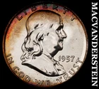 1957 Franklin Half Dollar- Choice Gem Proof Luster No Reserve #J2139