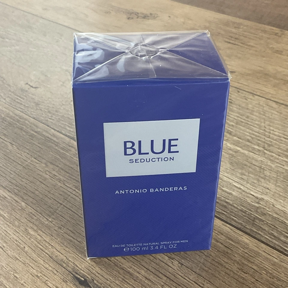 AEROSOL EDT AZUL SEDUCCIÓN POR ANTONIO BANDERAS 3.4/3.3 OZ PARA HOMBRES NUEVO SELLADO Foto 2 de 3