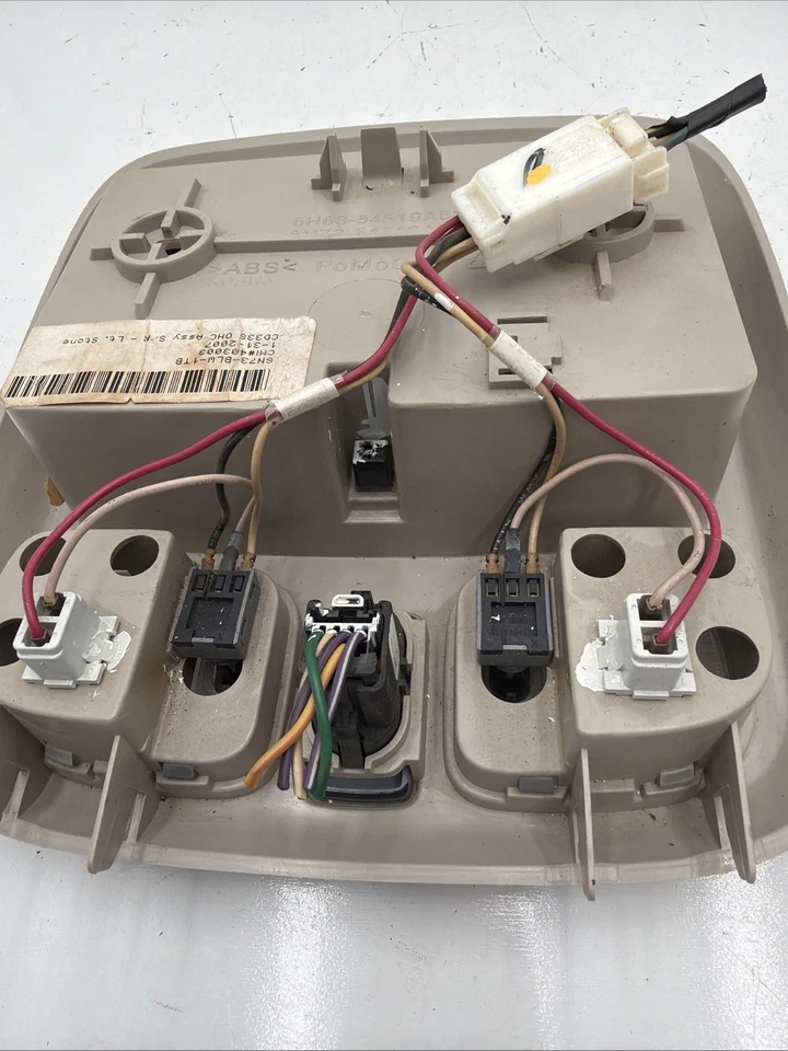 Unidad de luz de lectura de mapa superior Mercury Milan 2006-11 9H6154519A58 OEMB239-11 Foto 4 de 4