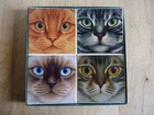 Highland Graphics Absorbent Stone Classic Collection CAT Coasters-Set of 4