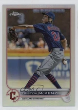 2022 Topps Chrome Refractor Triston McKenzie #142